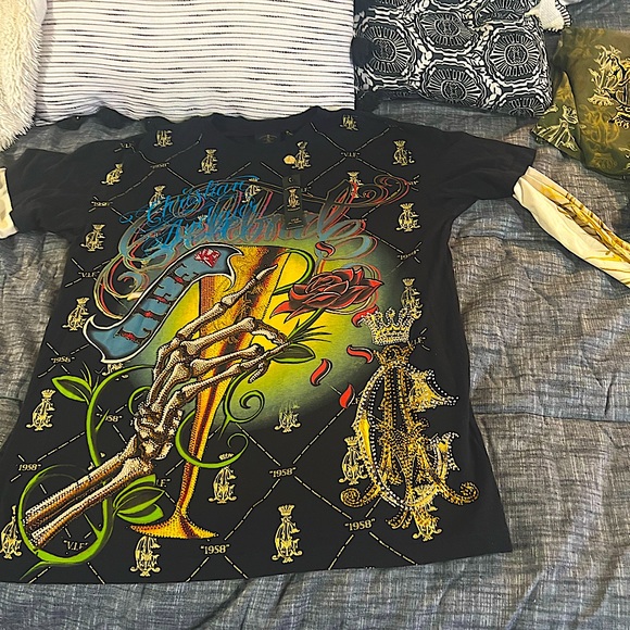 Christian Audigier | Shirts | Christian Audigier Shirt Nwt | Poshmark